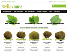 Tablet Screenshot of flavourz.com
